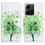For Xiaomi Redmi Note 12 4G Stand Phone Leather Case Wallet Pattern Printing Phone Cover