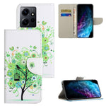 For Xiaomi Redmi Note 12 4G Stand Phone Leather Case Wallet Pattern Printing Phone Cover