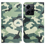 For Xiaomi Redmi Note 12 4G Stand Phone Leather Case Wallet Pattern Printing Phone Cover