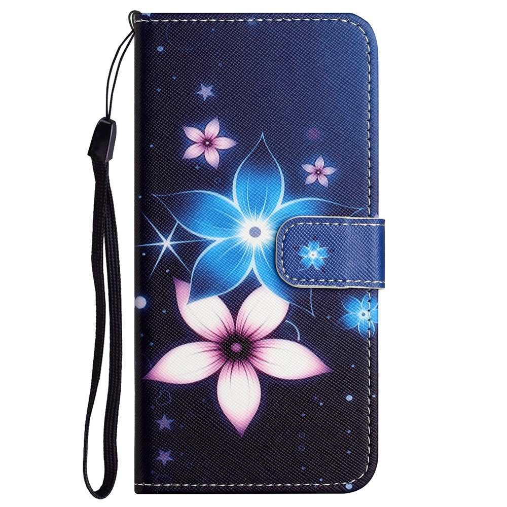 For Xiaomi Redmi Note 12 4G PU Leather Wallet Phone Case 3D Pattern Printing Phone Stand Cover