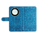 For Honor X40 5G / X9a 5G / Magic5 Lite 5G Leather Phone Case Sunflower Imprinted Stand Wallet Cover with Hand Strap