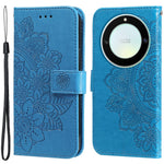 For Honor X40 5G / X9a 5G / Magic5 Lite 5G Case Floral Pattern PU Leather Wallet Stand Phone Cover