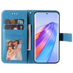 For Honor X40 5G / X9a 5G / Magic5 Lite 5G Case Floral Pattern PU Leather Wallet Stand Phone Cover