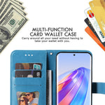 For Honor X40 5G / X9a 5G / Magic5 Lite 5G Case Floral Pattern PU Leather Wallet Stand Phone Cover