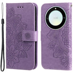 For Honor X40 5G / X9a 5G / Magic5 Lite 5G Case Floral Pattern PU Leather Wallet Stand Phone Cover