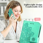 For Samsung Galaxy A24 4G (162.1 x 77.6 x 8.3mm) Case Floral Pattern PU Leather Wallet Stand Phone Cover
