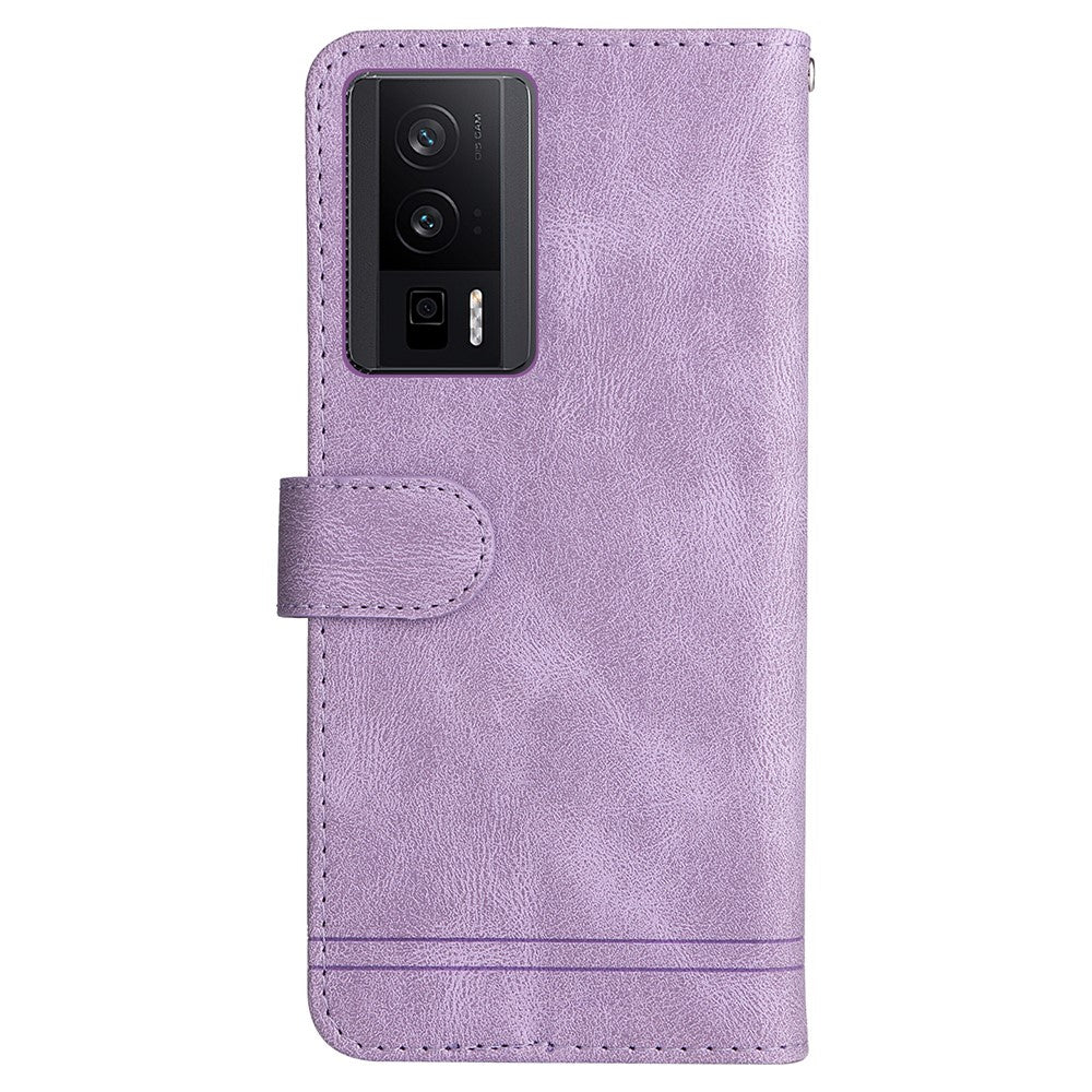 For Xiaomi Poco F5 Pro 5G / Redmi K60 Pro 5G / Redmi K60 5G Leather Wallet Cases Skin Touch Phone Cover Stand with Strap