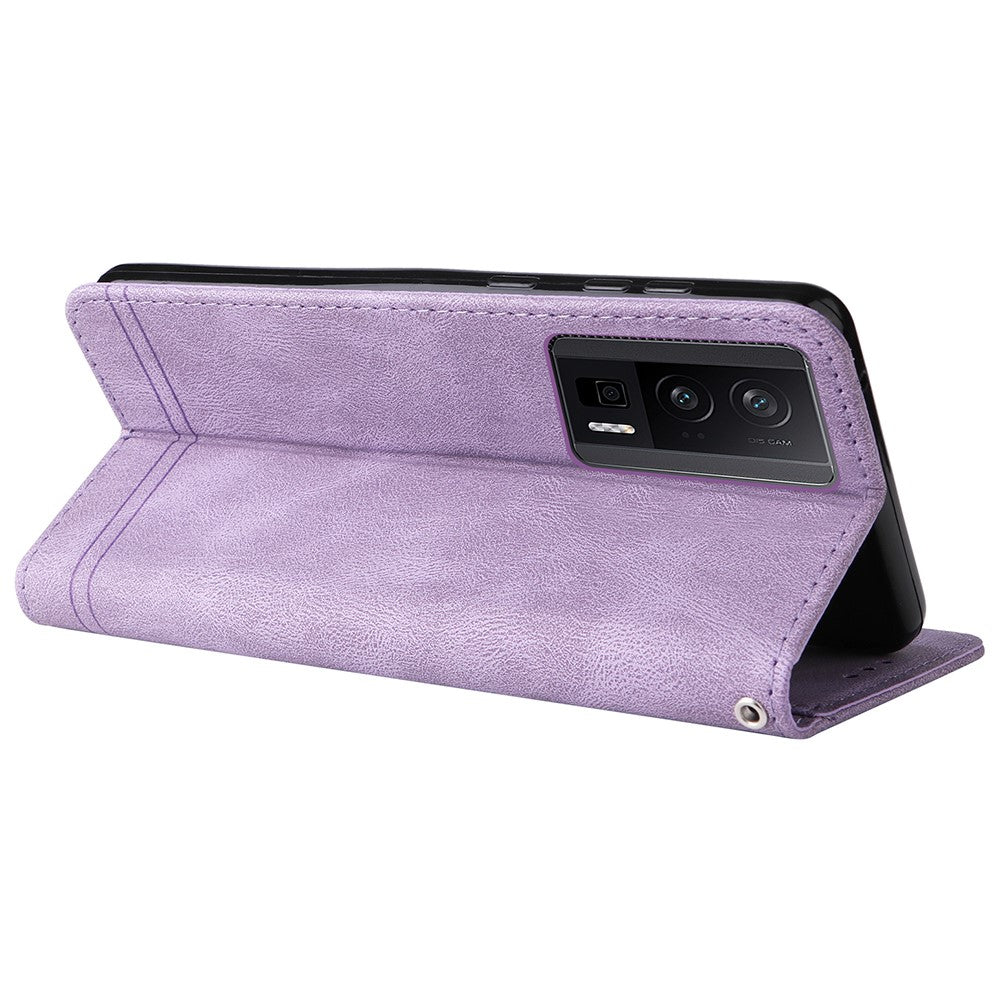 For Xiaomi Poco F5 Pro 5G / Redmi K60 Pro 5G / Redmi K60 5G Leather Wallet Cases Skin Touch Phone Cover Stand with Strap