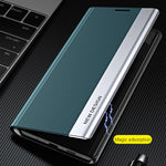 Til Samsung Galaxy A34 5G galvaniseret telefonetui PU-læder flip stander telefoncover
