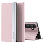 Til Samsung Galaxy A34 5G galvaniseret telefonetui PU-læder flip stander telefoncover
