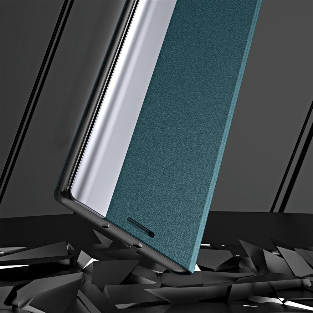 For Honor X9a 5G / Magic5 Lite 5G Electroplating PU Leather Flip Stand Phone Cover Phone Case