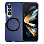 For Samsung Galaxy Z Fold4 5G Phone Cover Skin-touch Hard PC Case Magnetic Case