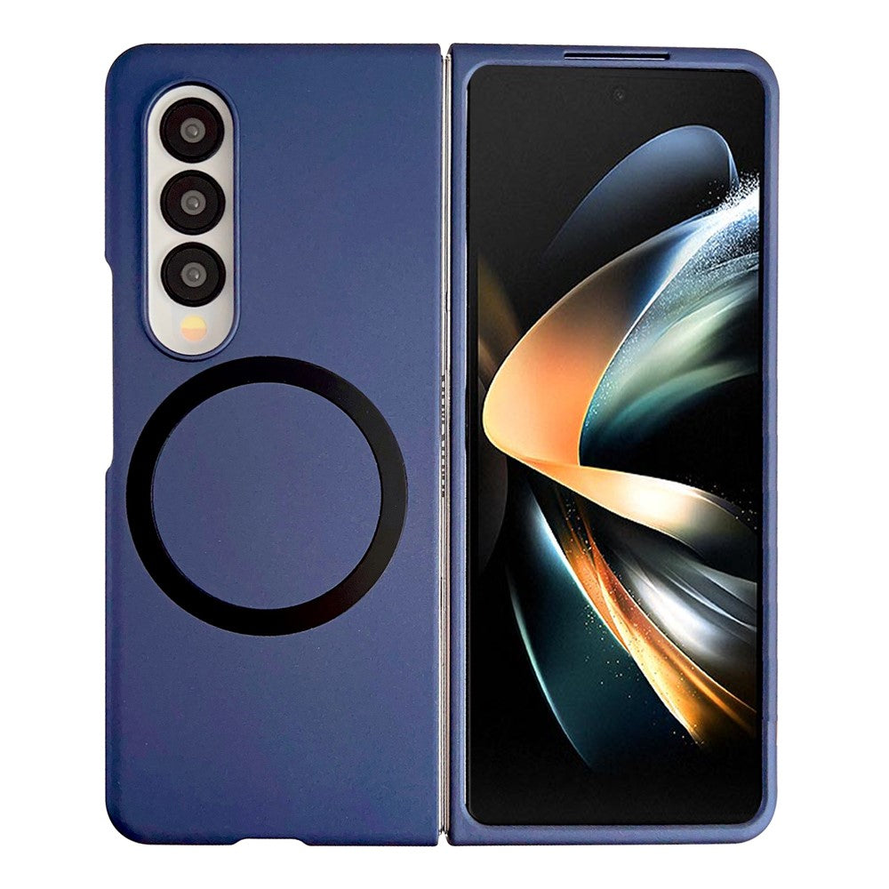 For Samsung Galaxy Z Fold4 5G Phone Cover Skin-touch Hard PC Case Magnetic Case