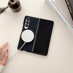 For Samsung Galaxy Z Fold4 5G Phone Cover Skin-touch Hard PC Case Magnetic Case
