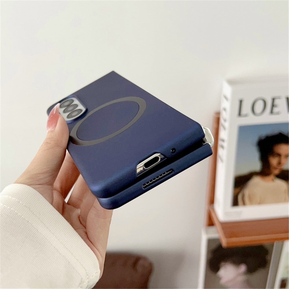 For Samsung Galaxy Z Fold3 5G Skin-touch Phone Cover Hard PC Magnetic Case