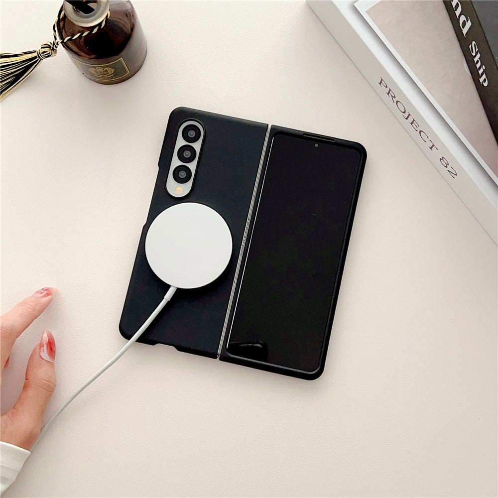 For Samsung Galaxy Z Fold3 5G Skin-touch Phone Cover Hard PC Magnetic Case
