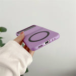Phone Cover for Samsung Galaxy Z Flip3 5G Skin-touch Hard PC Case Magnetic Case