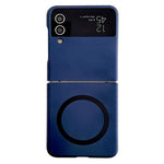 Phone Cover for Samsung Galaxy Z Flip3 5G Skin-touch Hard PC Case Magnetic Case
