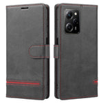 Horisontalt lædercover med linjestativ og tegnebog til Xiaomi Redmi Note 12 Pro 5G / Note 12 Pro Speed 5G / Poco X5 Pro 5G