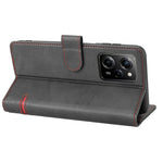 For Xiaomi Redmi Note 12 Pro 5G / 12 Pro Speed 5G / Poco X5 Pro 5G Horizontal Line Stand Wallet Leather Cover