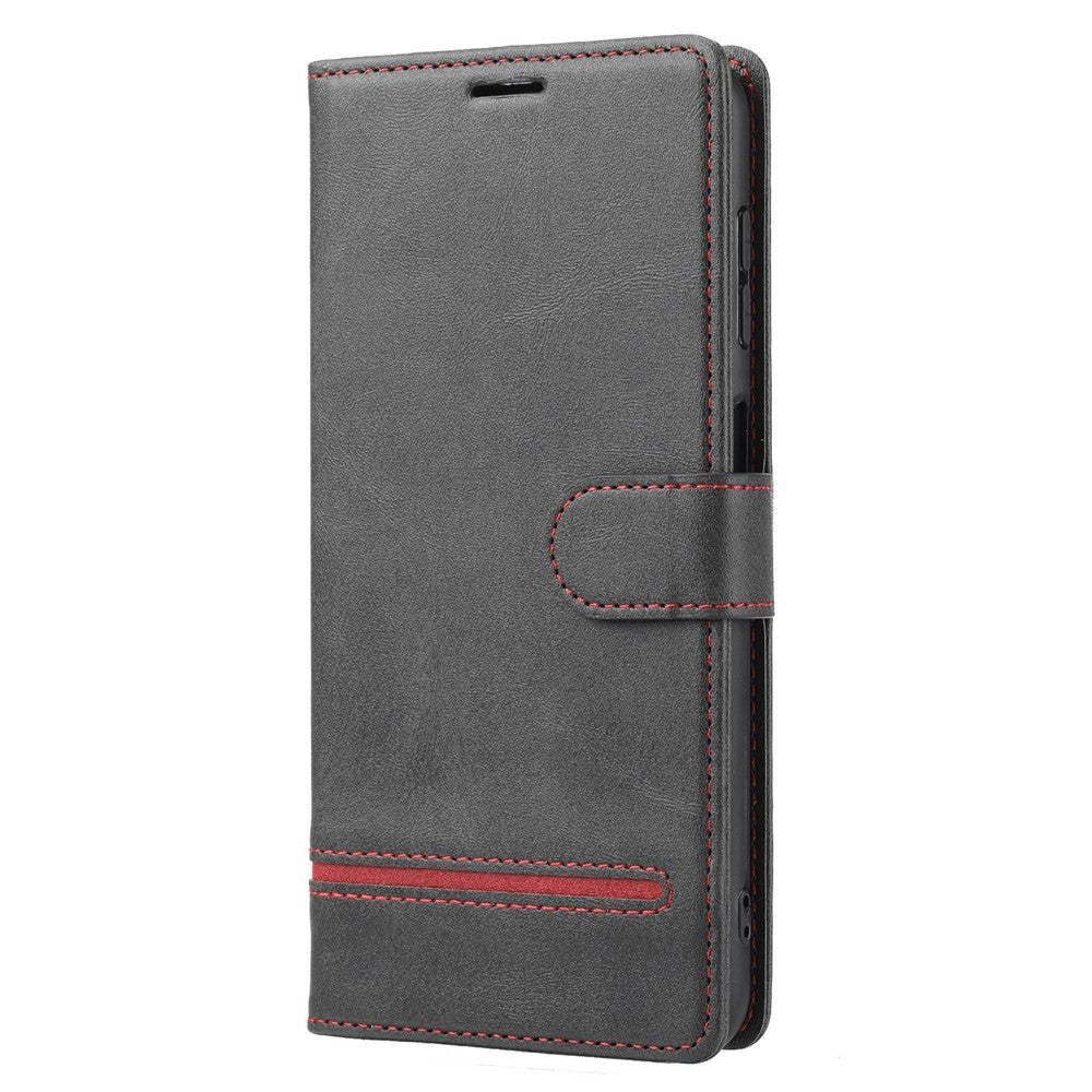 For Xiaomi Redmi Note 12 Pro 5G / 12 Pro Speed 5G / Poco X5 Pro 5G Horizontal Line Stand Wallet Leather Cover
