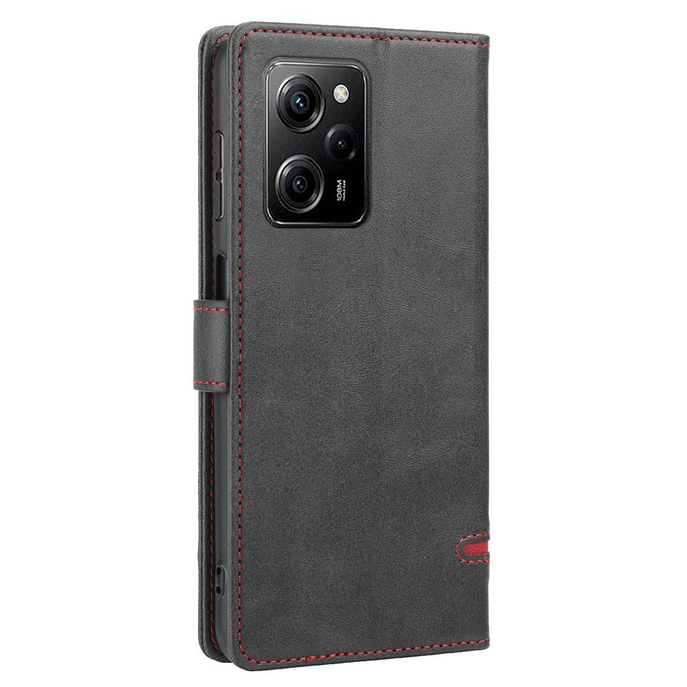 For Xiaomi Redmi Note 12 Pro 5G / 12 Pro Speed 5G / Poco X5 Pro 5G Horizontal Line Stand Wallet Leather Cover
