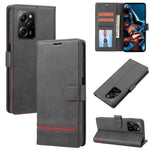 For Xiaomi Redmi Note 12 Pro 5G / 12 Pro Speed 5G / Poco X5 Pro 5G Horizontal Line Stand Wallet Leather Cover