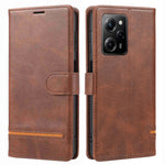 Horisontalt lædercover med linjestativ og tegnebog til Xiaomi Redmi Note 12 Pro 5G / Note 12 Pro Speed 5G / Poco X5 Pro 5G