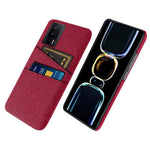 For Xiaomi Poco F5 Pro 5G / Redmi K60 Pro 5G / K60 5G Hard PC + Cloth Phone Case Protective Cover with 2 Card Slots