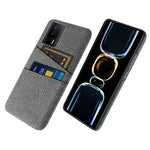 For Xiaomi Poco F5 Pro 5G / Redmi K60 Pro 5G / K60 5G Hard PC + Cloth Phone Case Protective Cover with 2 Card Slots