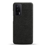 For Xiaomi Poco F5 Pro 5G / Redmi K60 Pro 5G / K60 5G Phone Case Solid Color Drop-proof Hard PC+Cloth Phone Cover