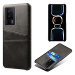 For Xiaomi Poco F5 Pro 5G / Redmi K60 Pro 5G / K60 5G PU Leather + Hard PC Phone Case Dual Card Holder Ultra Thin Protective Shell Cover