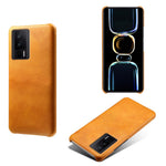 For Xiaomi Poco F5 Pro 5G / Redmi K60 Pro 5G / K60 5G PU Leather Coated PC Phone Case Calf Texture Shockproof Cover