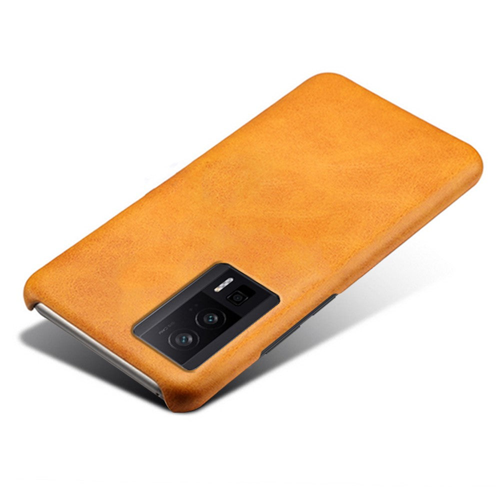 For Xiaomi Poco F5 Pro 5G / Redmi K60 Pro 5G / K60 5G PU Leather Coated PC Phone Case Calf Texture Shockproof Cover