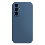 For Samsung Galaxy A34 5G Rubberized TPU + Soft Fiber Lining Phone Case Straight Edge Anti-Scratch Cover