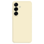 For Samsung Galaxy A34 5G Rubberized TPU + Soft Fiber Lining Phone Case Straight Edge Anti-Scratch Cover