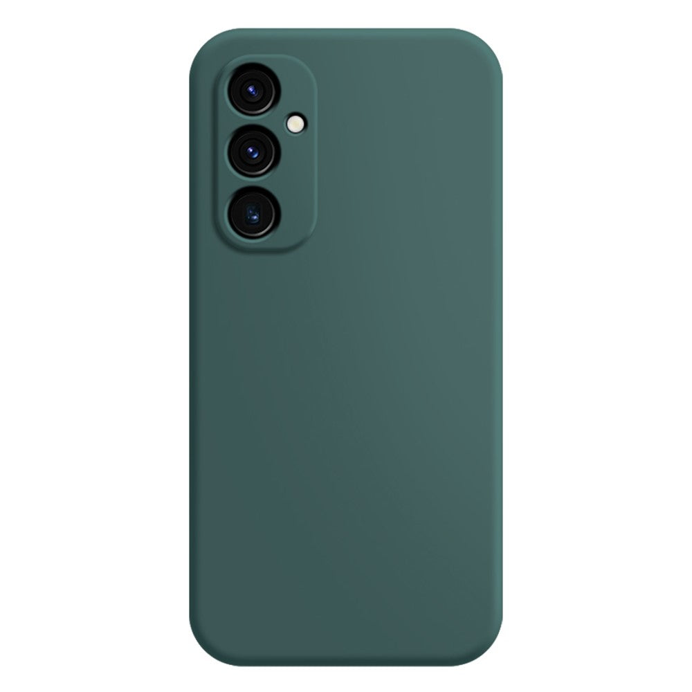 Samsung Galaxy A14 5G / A14 4G gummieret TPU-mobilcover med lige kant, blødt, ridsefast fiberfor og beskyttelse