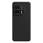 OnePlus 11 5G mjukt TPU halkfritt gummerat bakstycke fiberfodral rak kant mobilskal