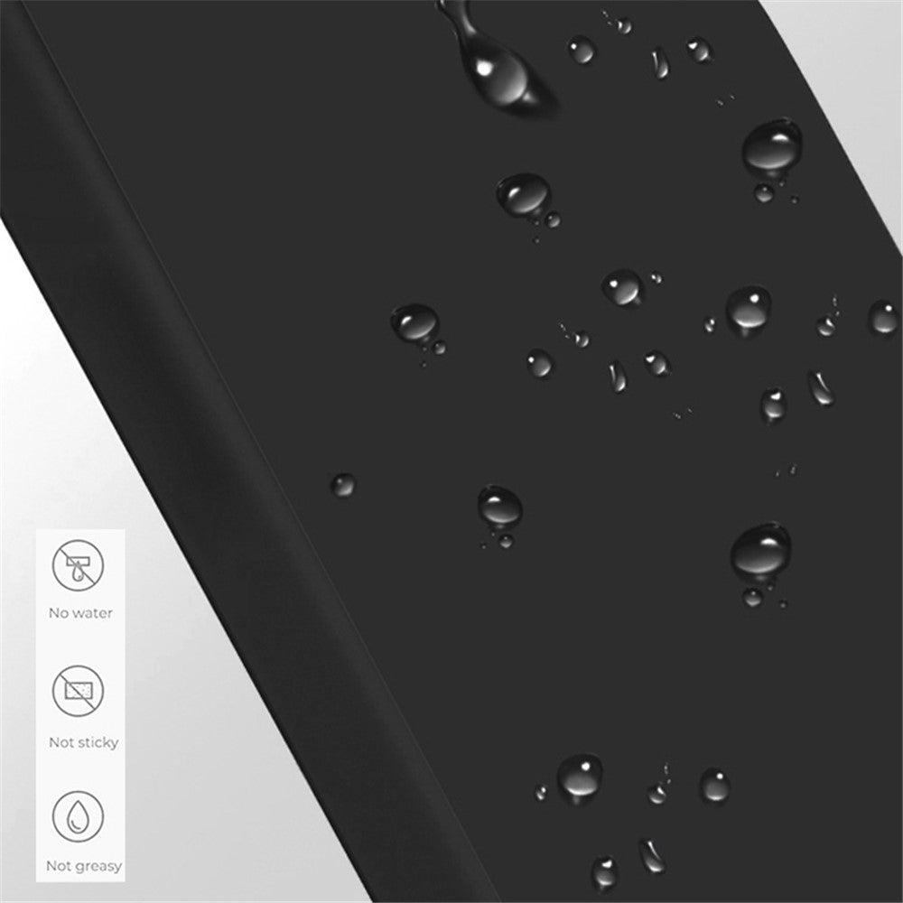OnePlus 11 5G mjukt TPU halkfritt gummerat bakstycke fiberfodral rak kant mobilskal