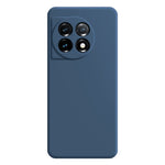 OnePlus 11 5G mjukt TPU halkfritt gummerat bakstycke fiberfodral rak kant mobilskal
