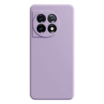 OnePlus 11 5G mjukt TPU halkfritt gummerat bakstycke fiberfodral rak kant mobilskal
