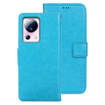IDEWEI För Xiaomi 13 Lite / Civi 2 5G Anti-fingeravtrycksskal mobilskal Stativ PU-läder Crazy Horse Texture Plånboksfodral Flipfodral