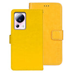 IDEWEI För Xiaomi 13 Lite / Civi 2 5G Anti-fingeravtrycksskal mobilskal Stativ PU-läder Crazy Horse Texture Plånboksfodral Flipfodral