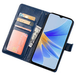 IDEWEI For Oppo A78 5G Protective Cover Crazy Horse Texture PU Leather Wallet Stand Phone Case