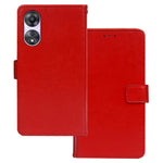 IDEWEI For Oppo A78 5G Protective Cover Crazy Horse Texture PU Leather Wallet Stand Phone Case
