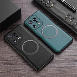 PU Leather Coated TPU+PC Back Case for Xiaomi 13 Pro 5G Phone Cover Magnetic Case Charger