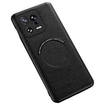 Xiaomi 13 5G PU-läderbelagt TPU+PC-fodral Magnetiskt fodral med laddare mobilfodral