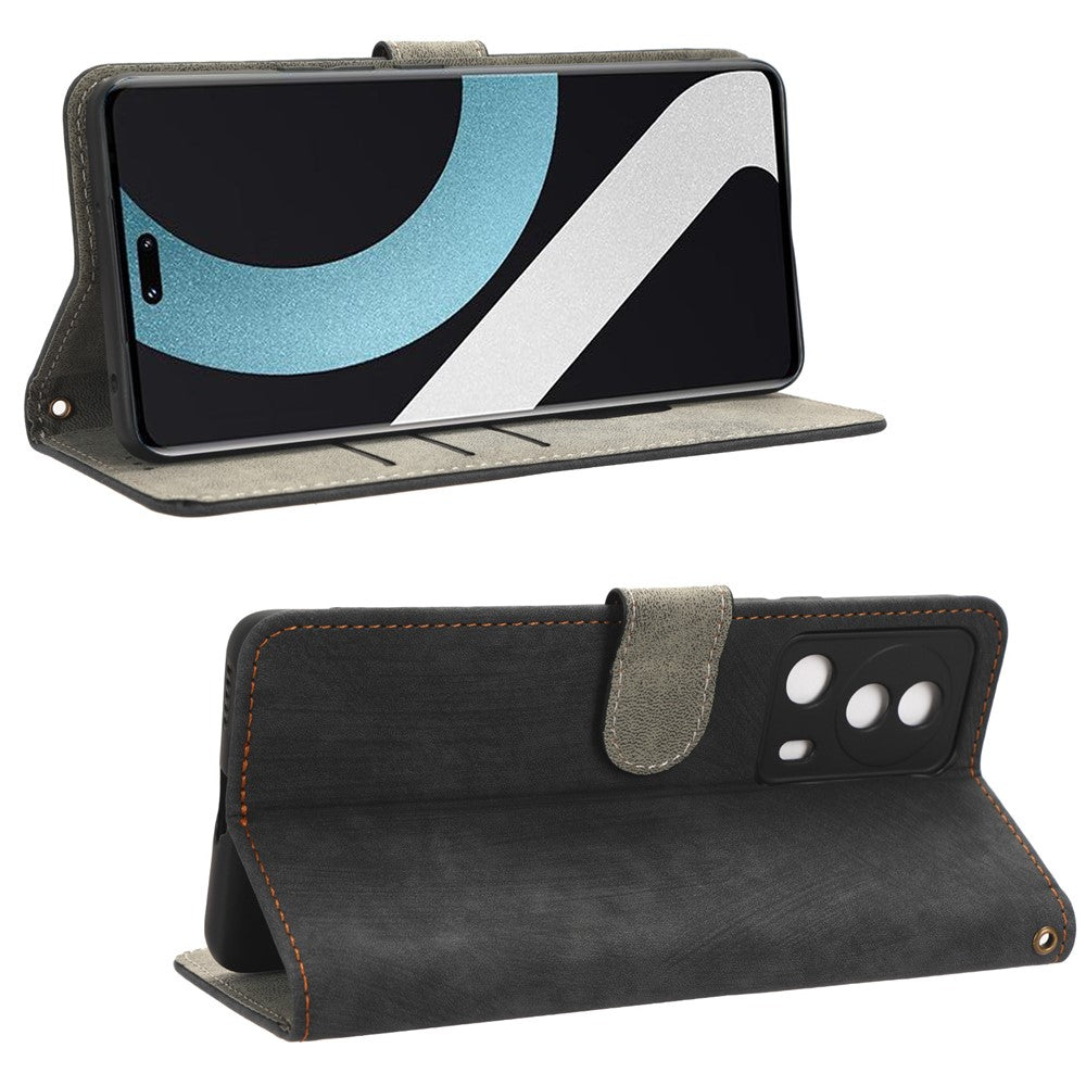 For Xiaomi 13 Lite / Civi 2 5G Wallet Phone Case RFID Blocking Stand Phone Leather Cover with Strap