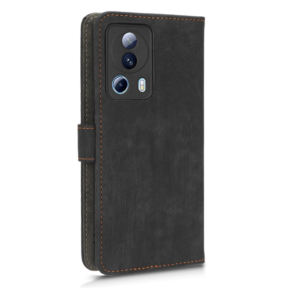 For Xiaomi 13 Lite / Civi 2 5G Wallet Phone Case RFID Blocking Stand Phone Leather Cover with Strap