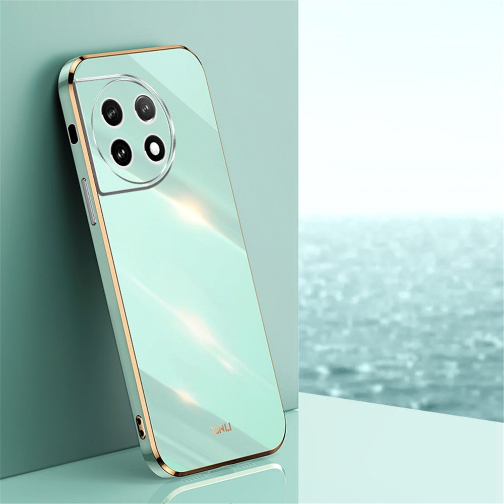 XINLI TPU Phone Case for OnePlus 11 5G , Full Lens Protection Electroplating Edge Phone Cover
